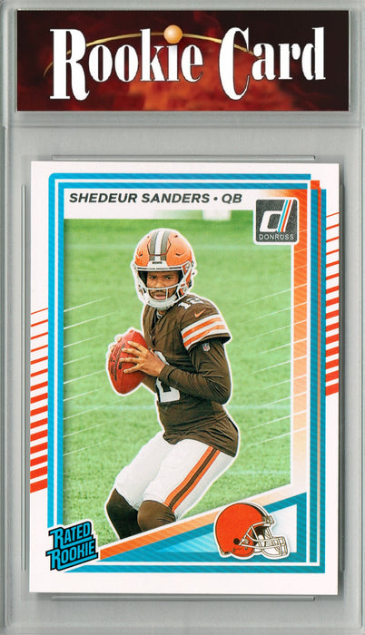 Certified Mint+ Shedeur Sanders 2025 Donruss Football #306 Rookie Card Cleveland Browns