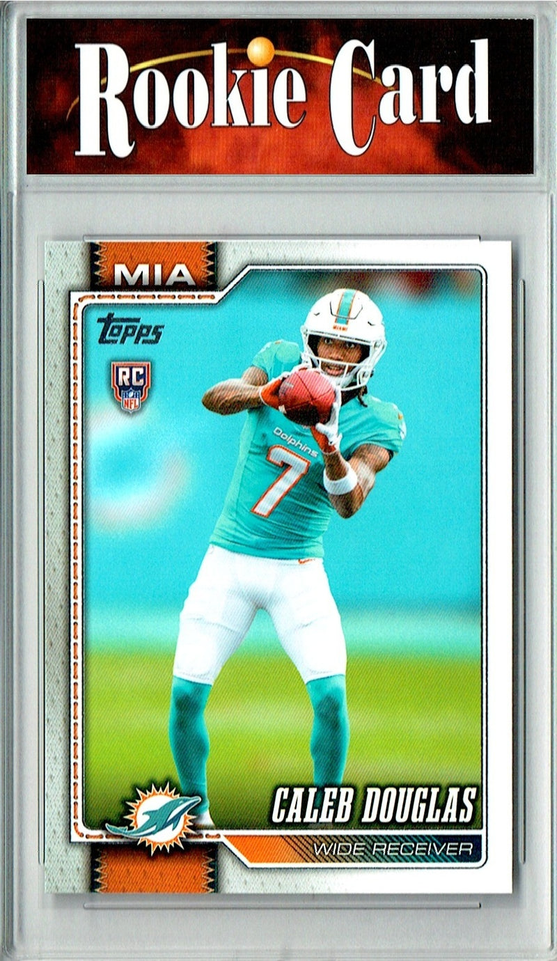 Caleb Douglas Rookie Card 2026 Topps #365 Flagship, Certified Mint+ Condition, Miami Dolphins Football