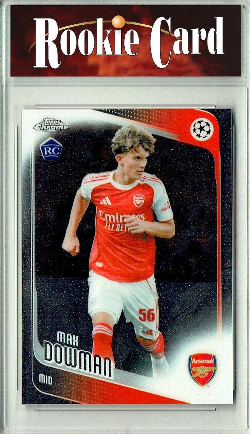 Max Dowman Rookie Card 2025 Topps Chrome #57, Certified Mint+ Condition, Arsenal Soccer