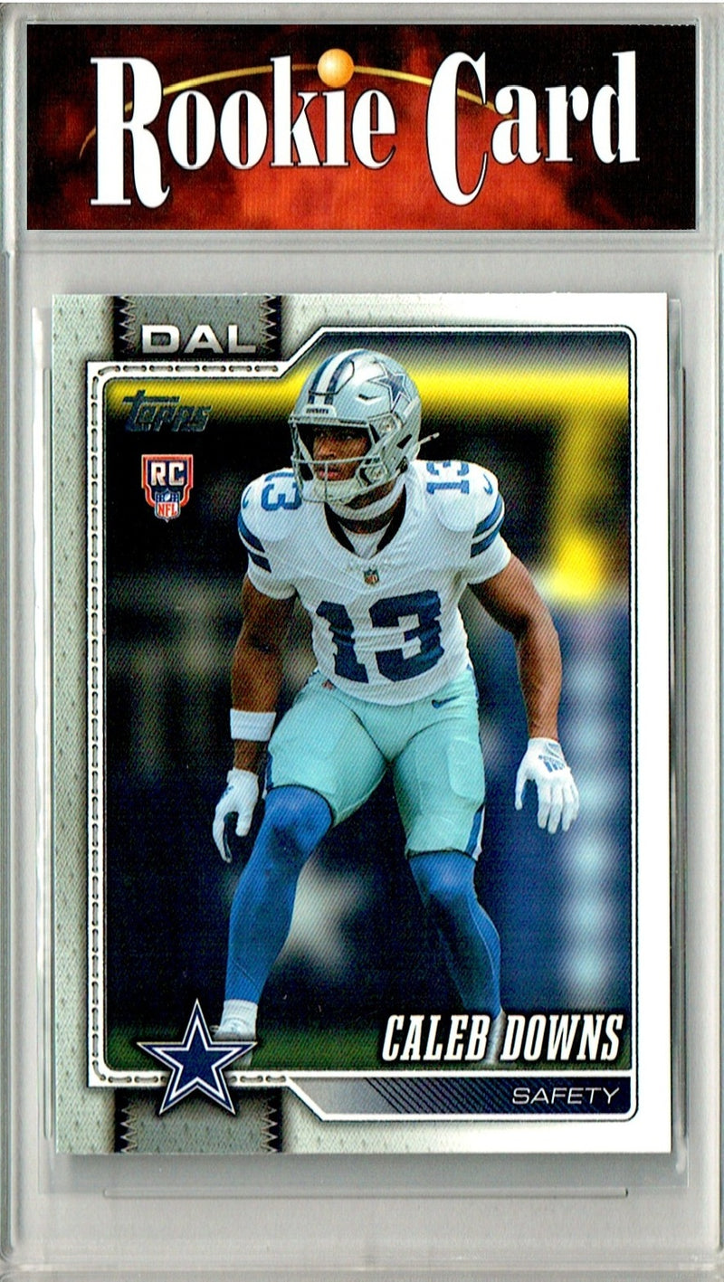 Caleb Downs Rookie Card 2026 Topps #363 Flagship, Certified Mint+ Condition, Dallas Cowboys Football