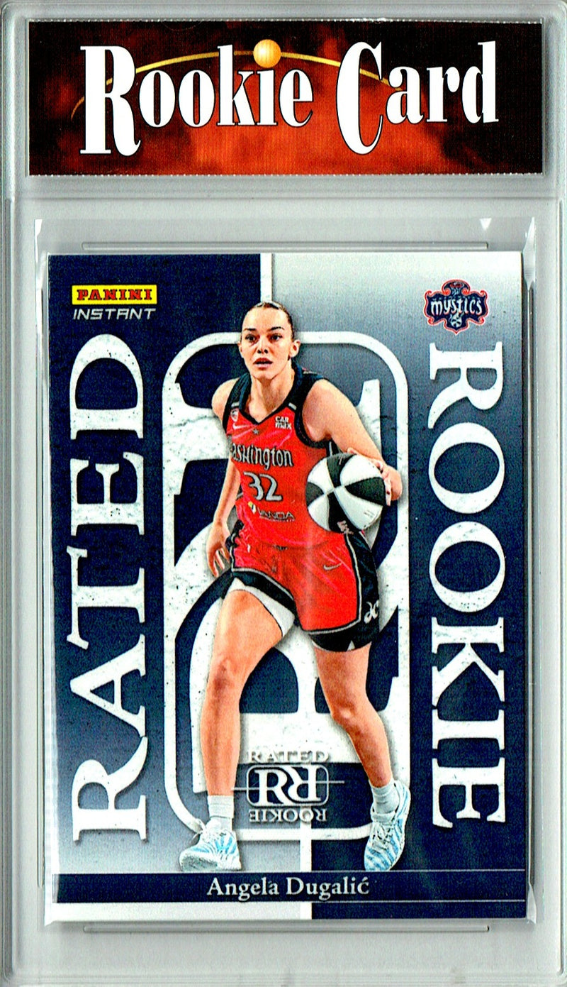 Angela Dugalic Rookie Card 2026 Panini Instant #RRR-18 Rated Rookie, Certified Mint+ Condition, Washington Mystics Basketball