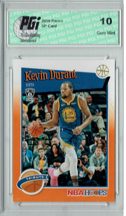 Kevin Durant 2019 NBA Hoops #284 SSP #8/25 Card PGI 10