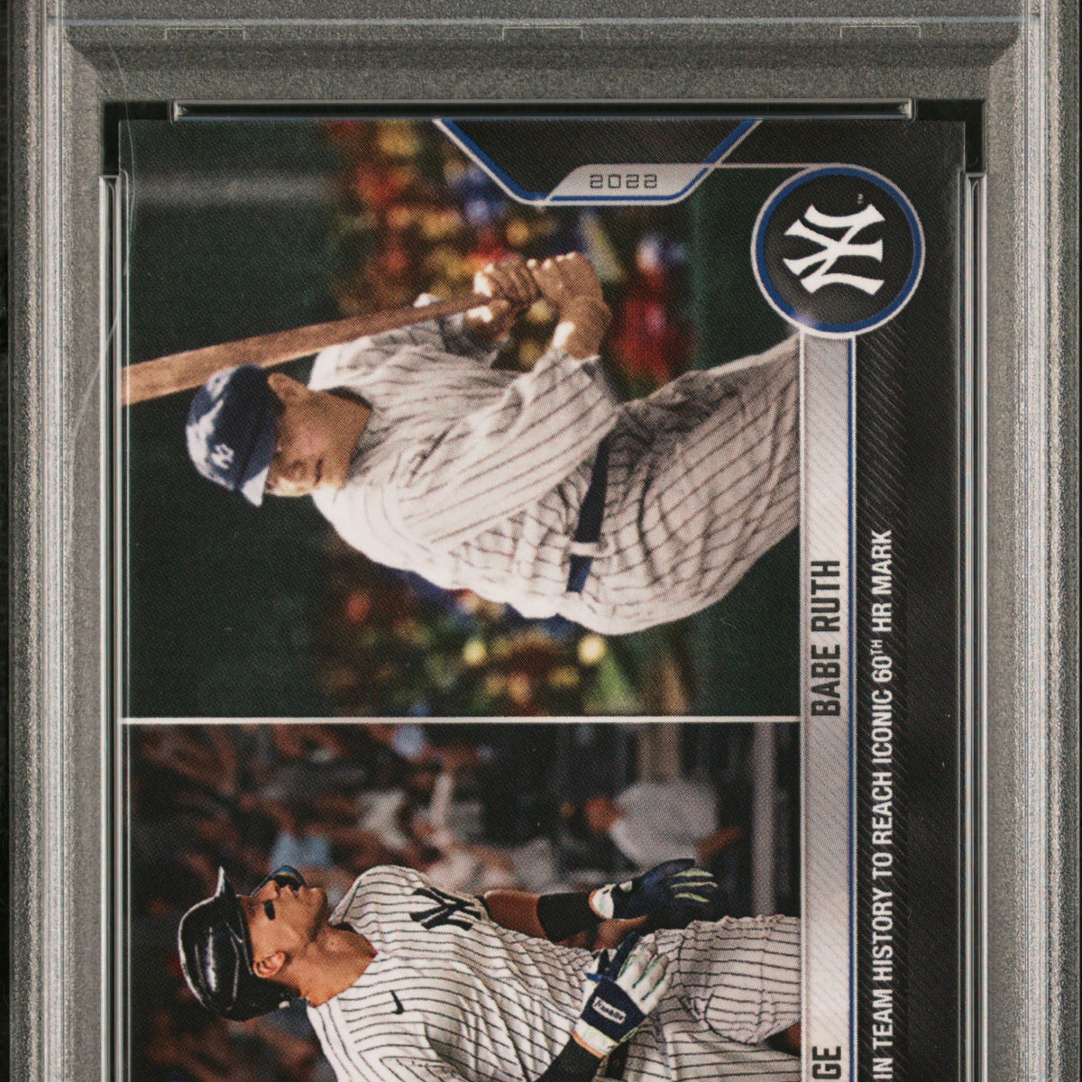 PSA 10 GEM-MT Aaron Judge/ Babe Ruth 2022 Topps Now #931