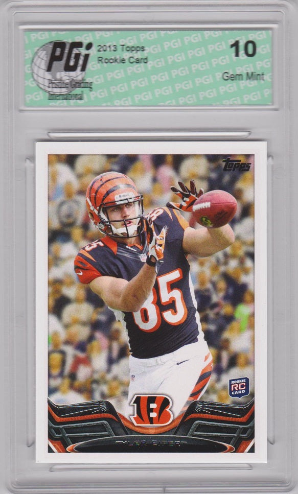 2013 Topps Football #407 Tyler Eifert RC Bengals Rookie Card PGI 10
