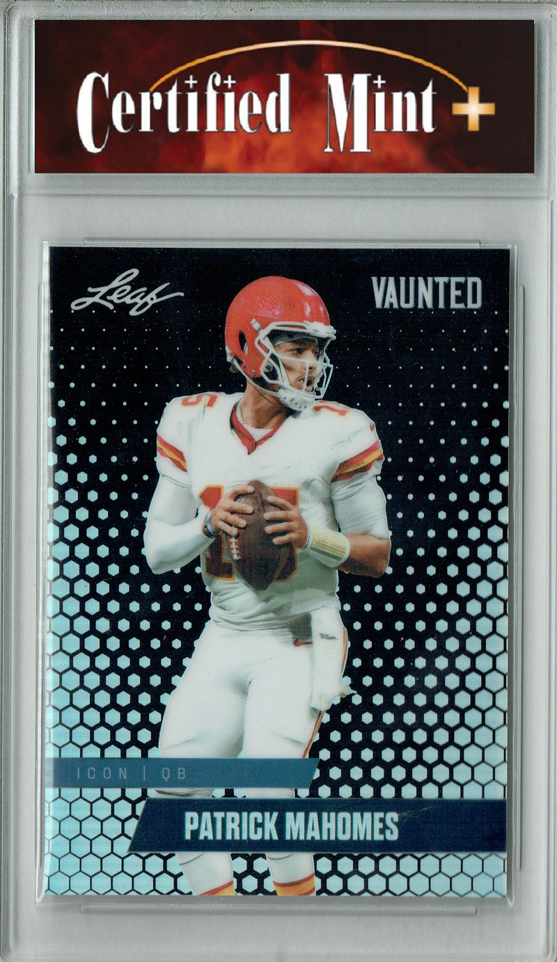 Patrick Mahomes Trading Card Kansas City CM+ Football Card 2025 Leaf Vaunted Metal #VM-06 Black 6 Made