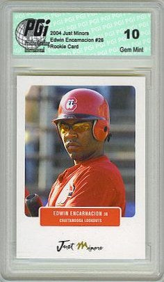 Edwin Encarnacion 2004 Just Minors Rookie Card PGI 10