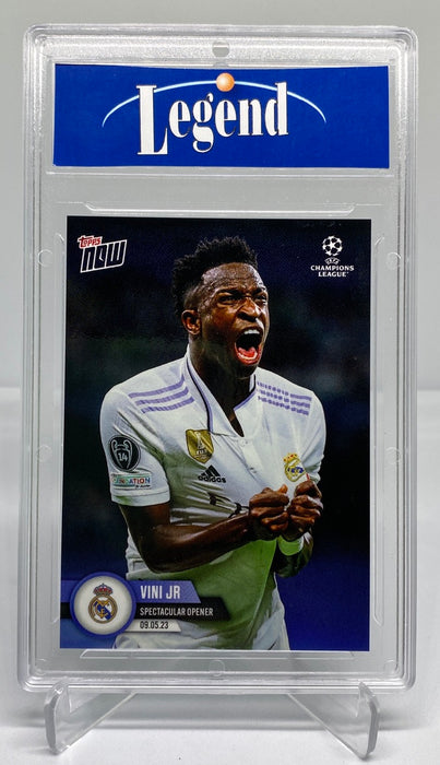 Certified Mint+ Vini Jr. 2023 Topps Now #104 Real Madrid Spectacular Opener Trading Card