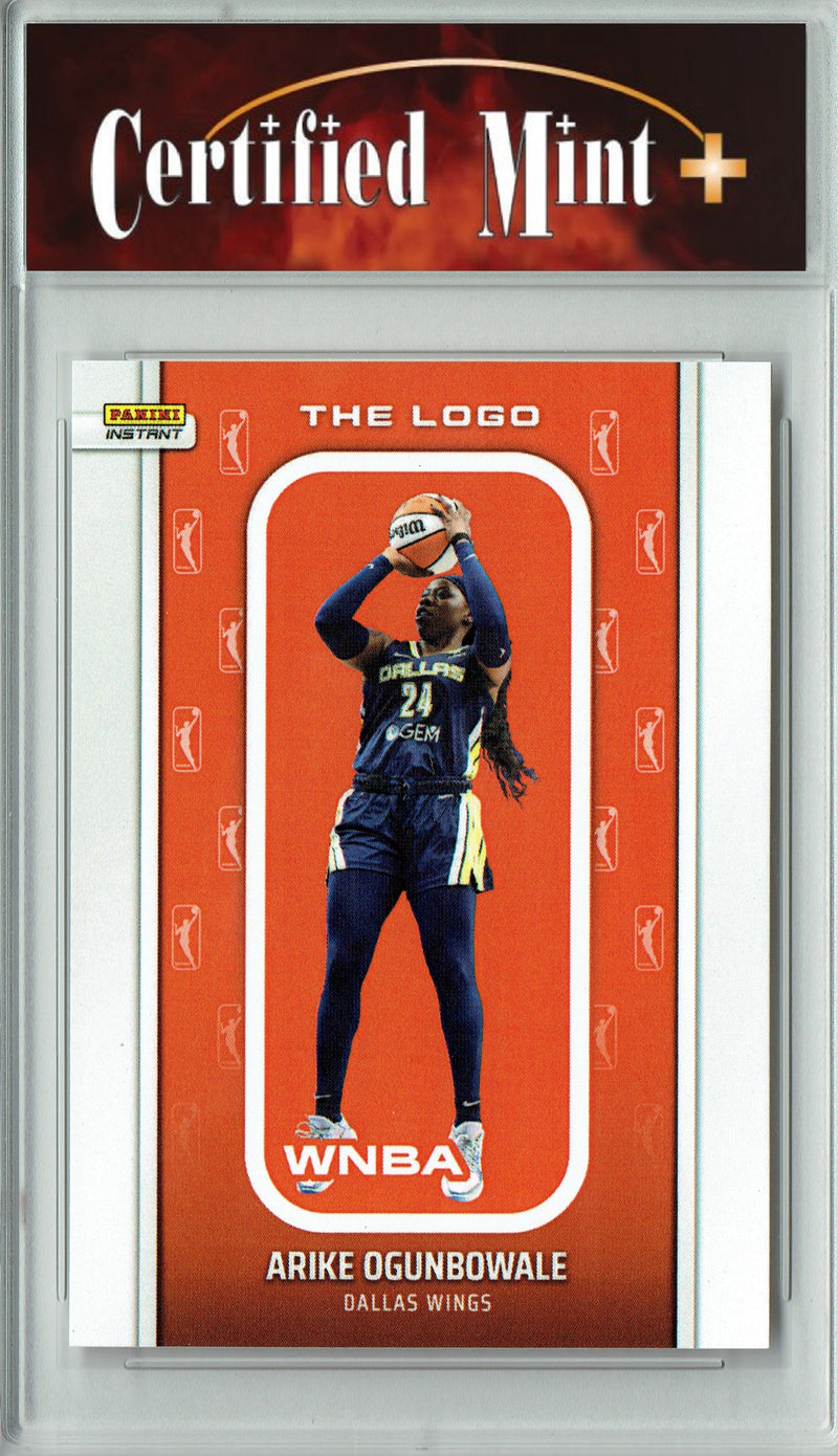 Certified Mint+ Arike Ogunbowale 2025 WNBA The Logo #LOGO-16 Only 1,447 Made Rare Trading Card Dallas Wings