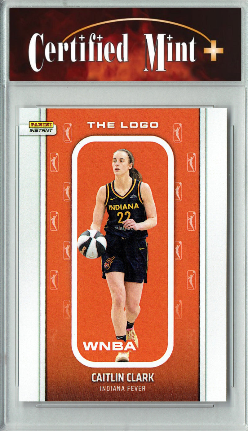 Certified Mint+ Caitlin Clark 2025 WNBA The Logo #LOGO-26 Only 1,447 Made Rare Trading Card Indiana Fever