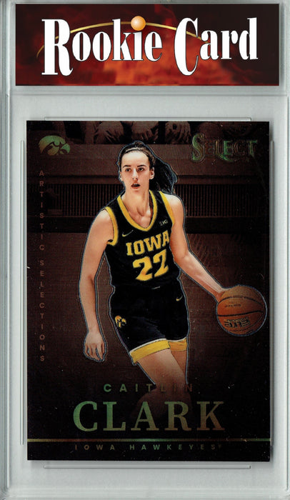 Certified Mint+ Caitlin Clark 2024 Panini America #AS1 Select Chrome Rookie Card Indiana Fever