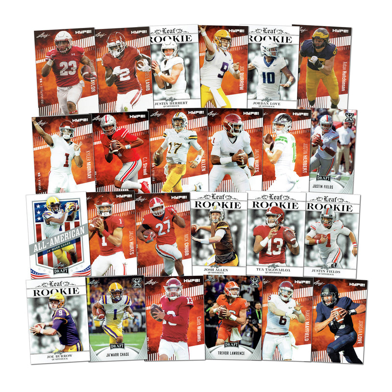 Football Superstar Superpack - Joe Burrow, CJ Stroud, Josh Allen, Jordan Love and more - 24 cards plus a bonus card - Certified Mint+ Trading Cards