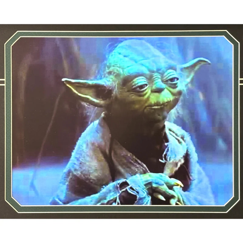 Frank Oz Autographed Cut Framed 8x10 Yoda Photo Collage JSA COA Signed