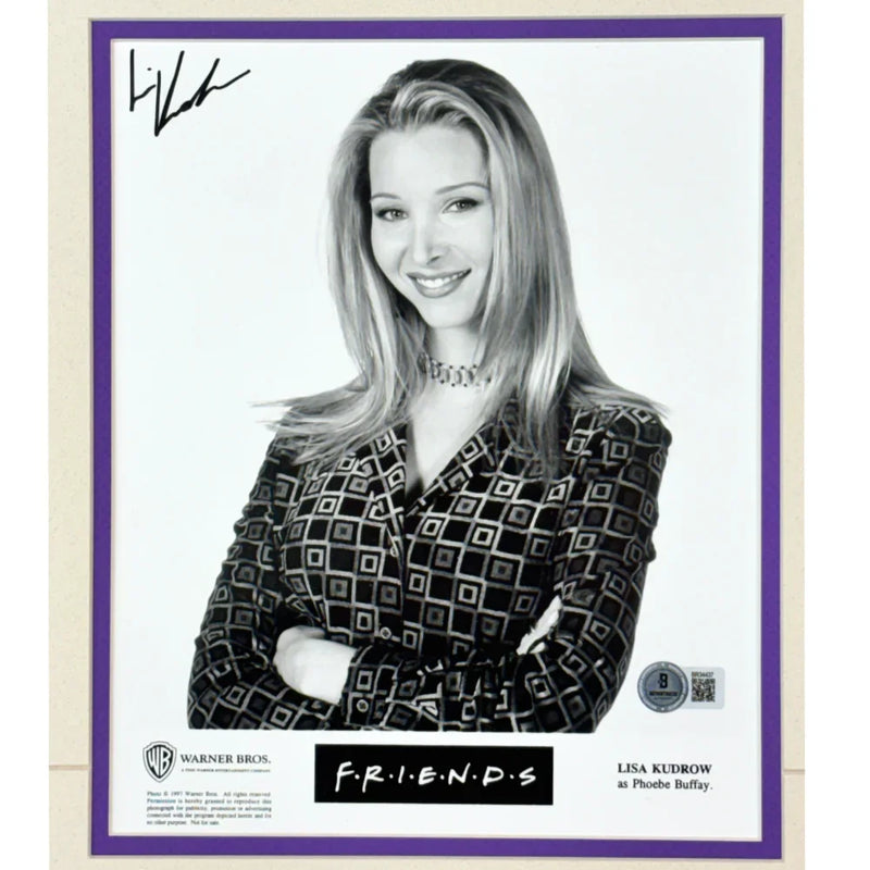 Friends Cast Autographed Framed Collage Signed BAS JSA 8x10 Photo Perry Cox Aniston