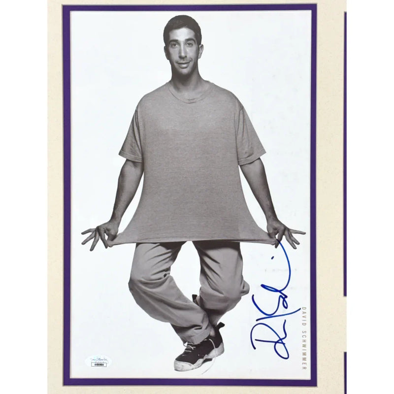 Friends Cast Autographed Framed Collage Signed BAS JSA 8x10 Photo Perry Cox Aniston