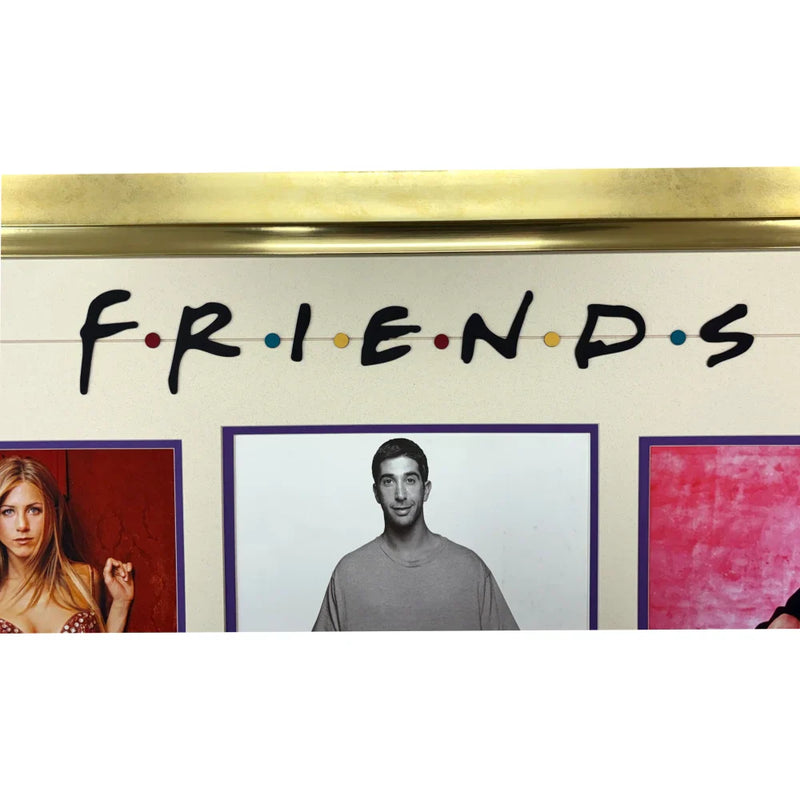 Friends Cast Autographed Framed Collage Signed BAS JSA 8x10 Photo Perry Cox Aniston