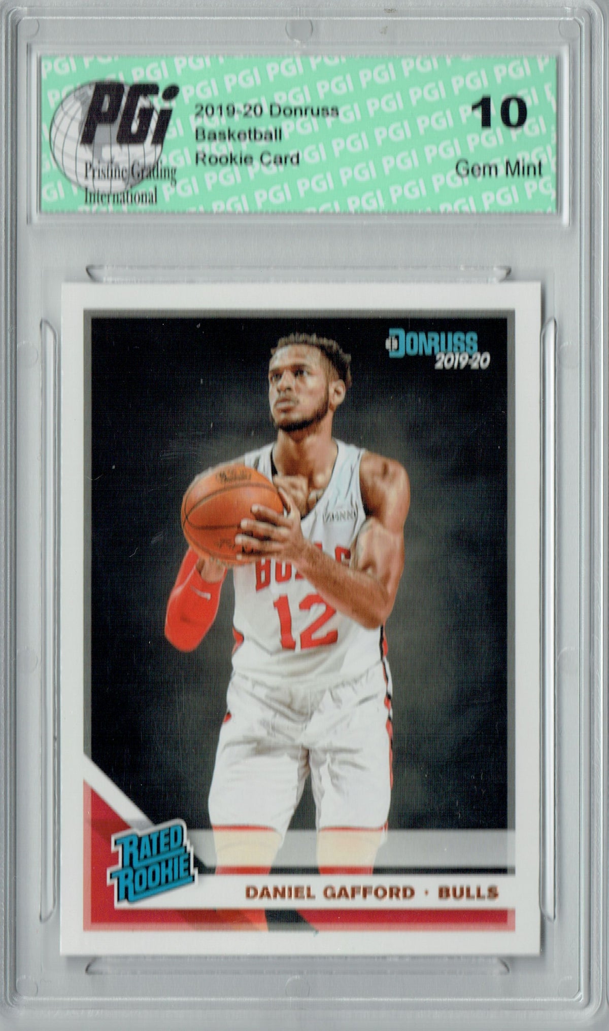 Daniel Gafford 2019 Donruss Basketball #236 Gem Mint Rookie Card PGI 1 ...