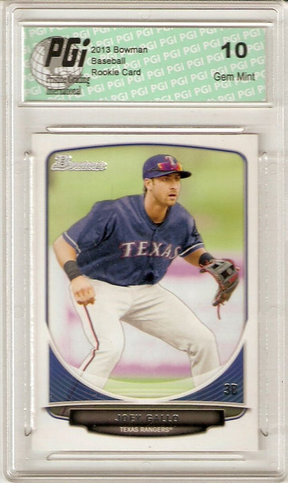 Joey Gallo 2013 Bowman Top Prospect #TP-5 Texas Rangers Rookie Card PGI 10