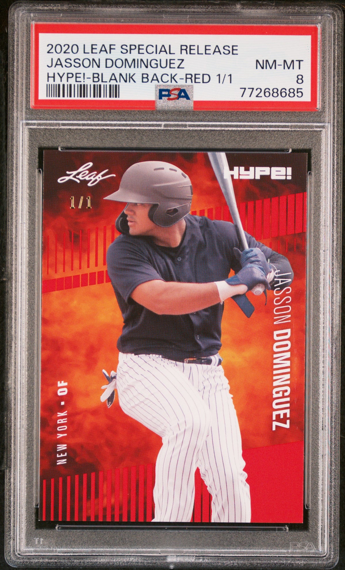 JASSON DOMINGUEZ 2020 BOWMAN DRAFT (Topps) 1ST GRADED 10 ROOKIE