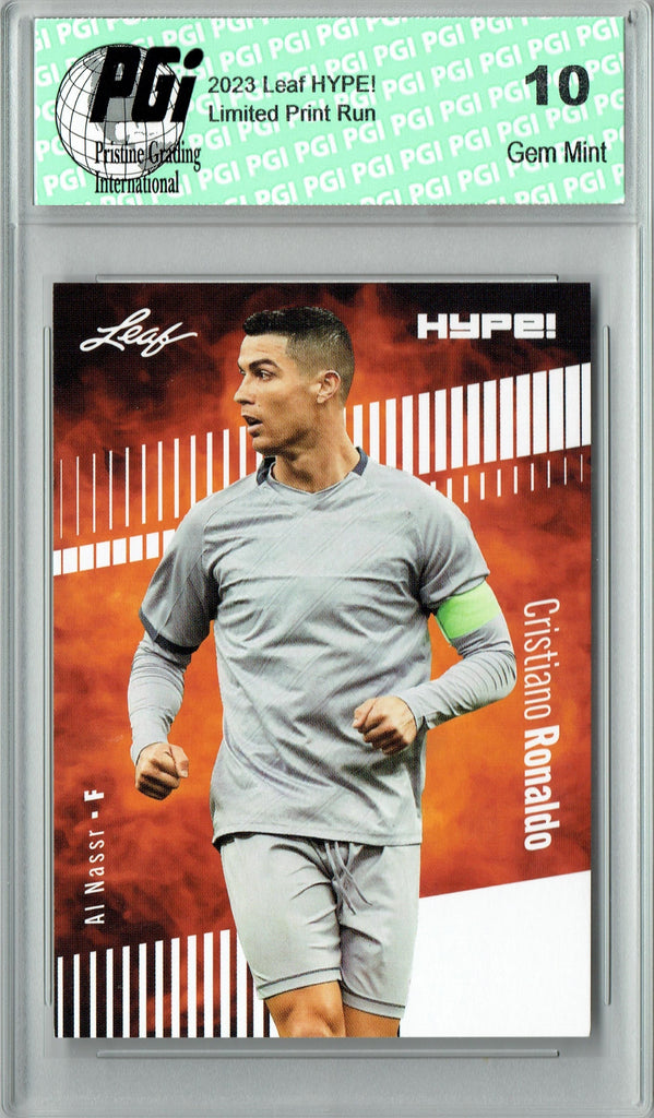 Cristiano Ronaldo 2023 Leaf HYPE! #110 Only 5000 Made! Al-Nassr
