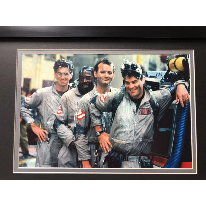 "Ghostbusters" Dan Aykroyd Movie Car License Plate Framed Collage