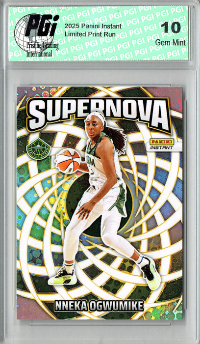 Nneka Ogwumike 2025 Panini Instant #SN-14 Supernova 3655 Made Rare Trading Card PGI 10
