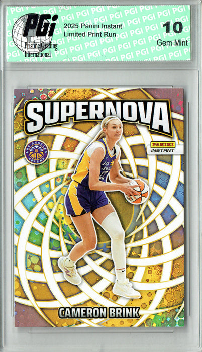 Cameron Brink 2025 Panini Instant #SN-11 Supernova 3655 Made Rare Trading Card PGI 10