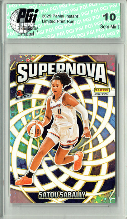 Satou Sabally 2025 Panini Instant #SN-16 Supernova 3655 Made Rare Trading Card PGI 10