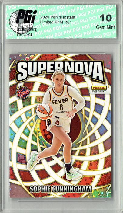 Sophie Cunningham 2025 Panini Instant #SN-20 Supernova 3655 Made Rare Trading Card PGI 10
