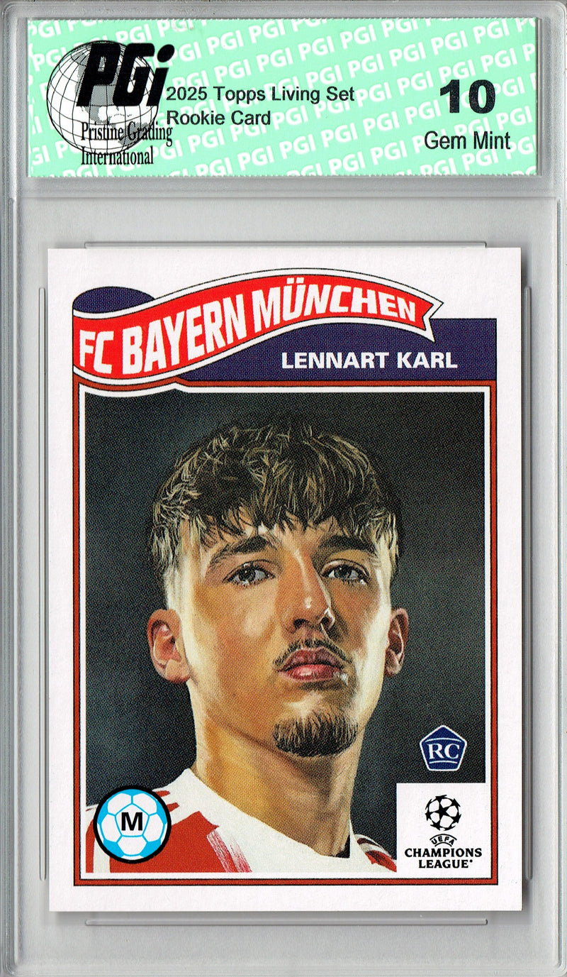Lennart Karl 2025 #834 Living Set Limited Edition Rookie Card PGI 10