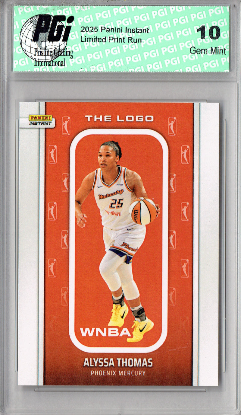 Alyssa Thomas 2025 WNBA The Logo #LOGO-15 Only 1,447 Made Rare Trading Card PGI 10