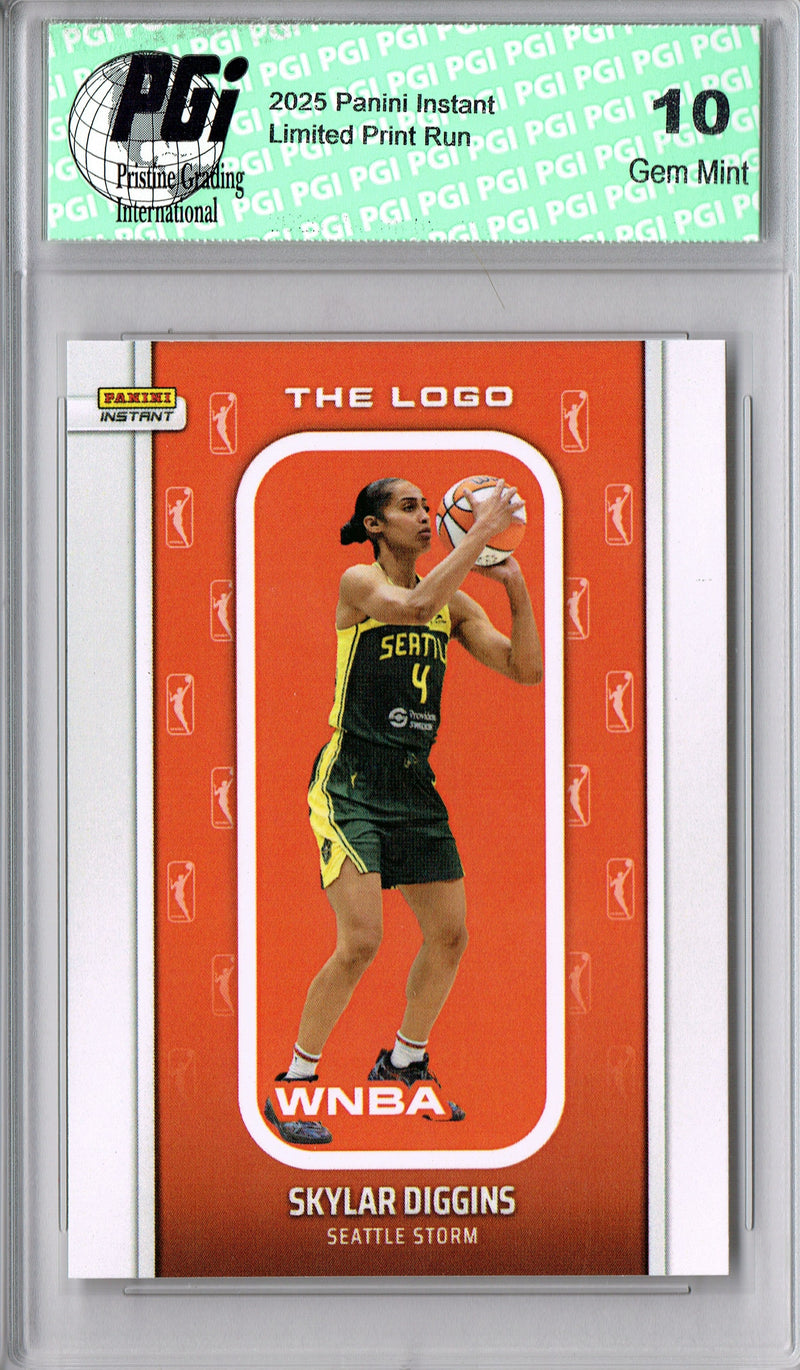 Skylar Diggins 2025 WNBA The Logo #LOGO-13 Only 1,447 Made Rare Trading Card PGI 10
