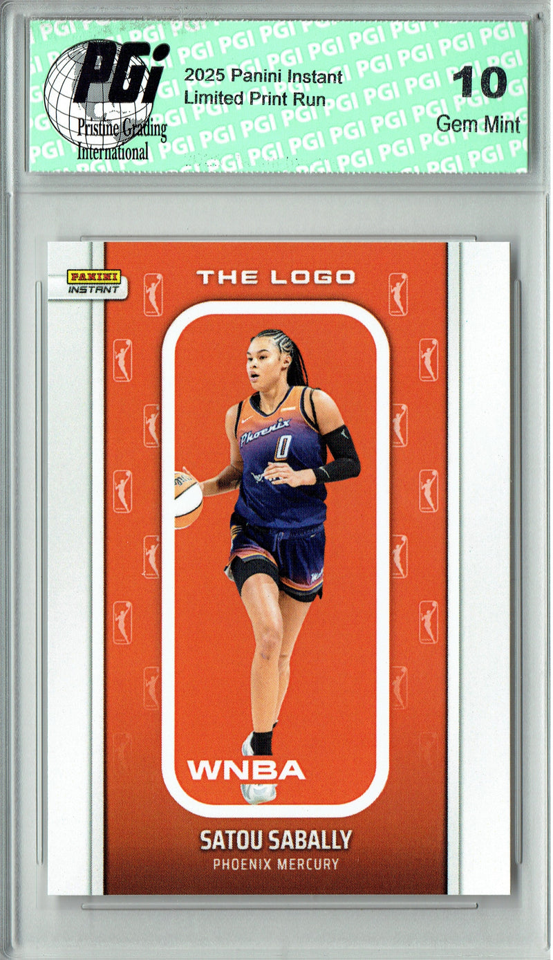 Satou Sabally 2025 WNBA The Logo #LOGO-11 Only 1,447 Made Rare Trading Card PGI 10