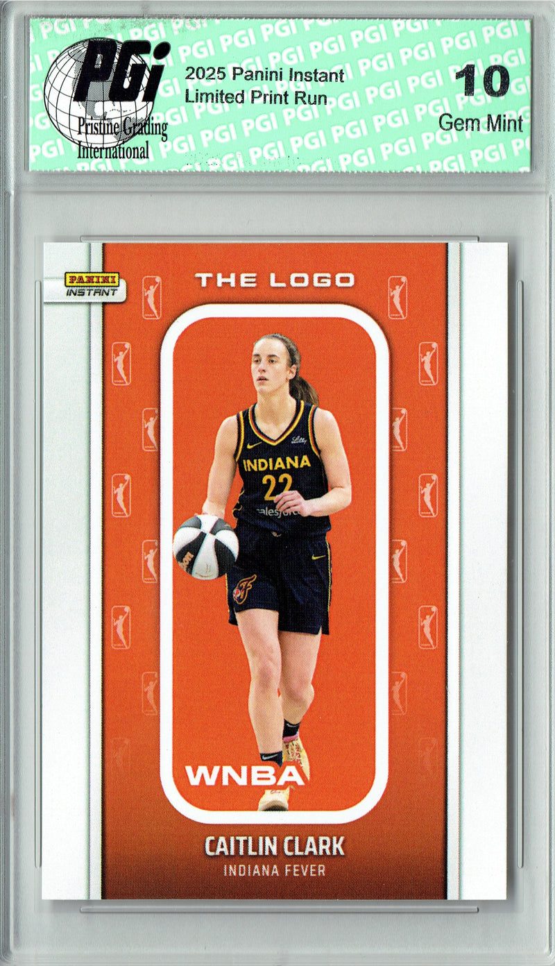 Caitlin Clark 2025 WNBA The Logo #LOGO-26 Only 1,447 Made Rare Card PGI 10