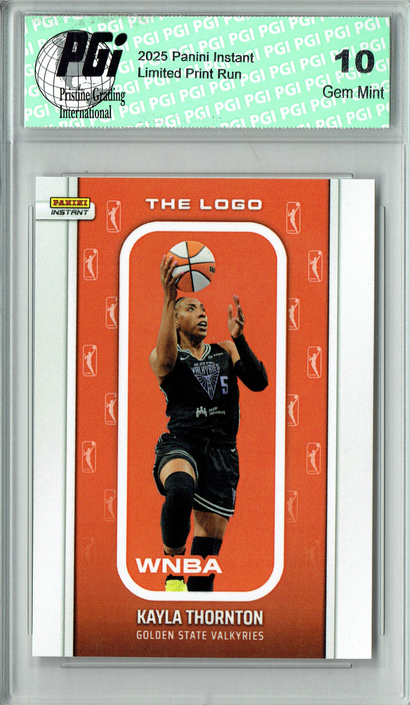 Kayla Thornton 2025 WNBA The Logo #LOGO-23 Only 1,447 Made Rare Trading Card PGI 10