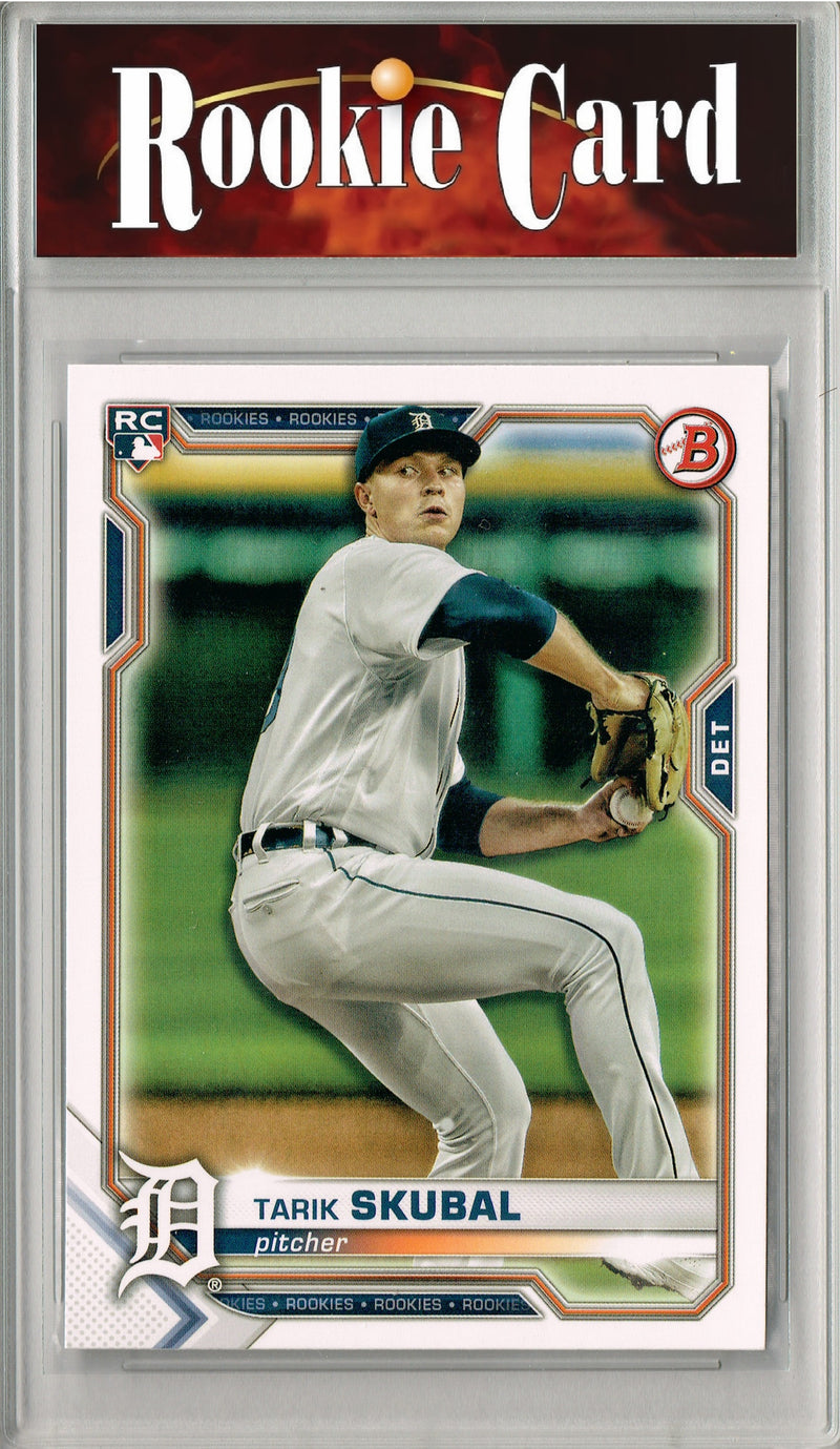 Certified Mint+ Tarik Skubal 2021 Bowman #11 Rookie Card Detroit Tigers