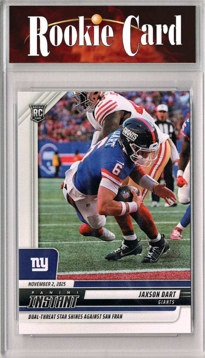 Certified Mint+ Jaxson Dart 2025 NFL Instant #198 Just 643 Made Rookie Card New York Giants