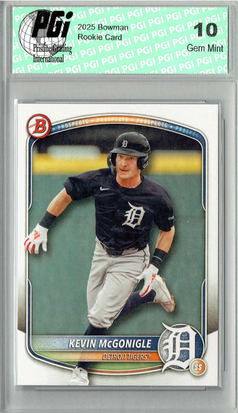 Kevin McGonigle 2025 Bowman #BD-59 Rookie Card PGI 10
