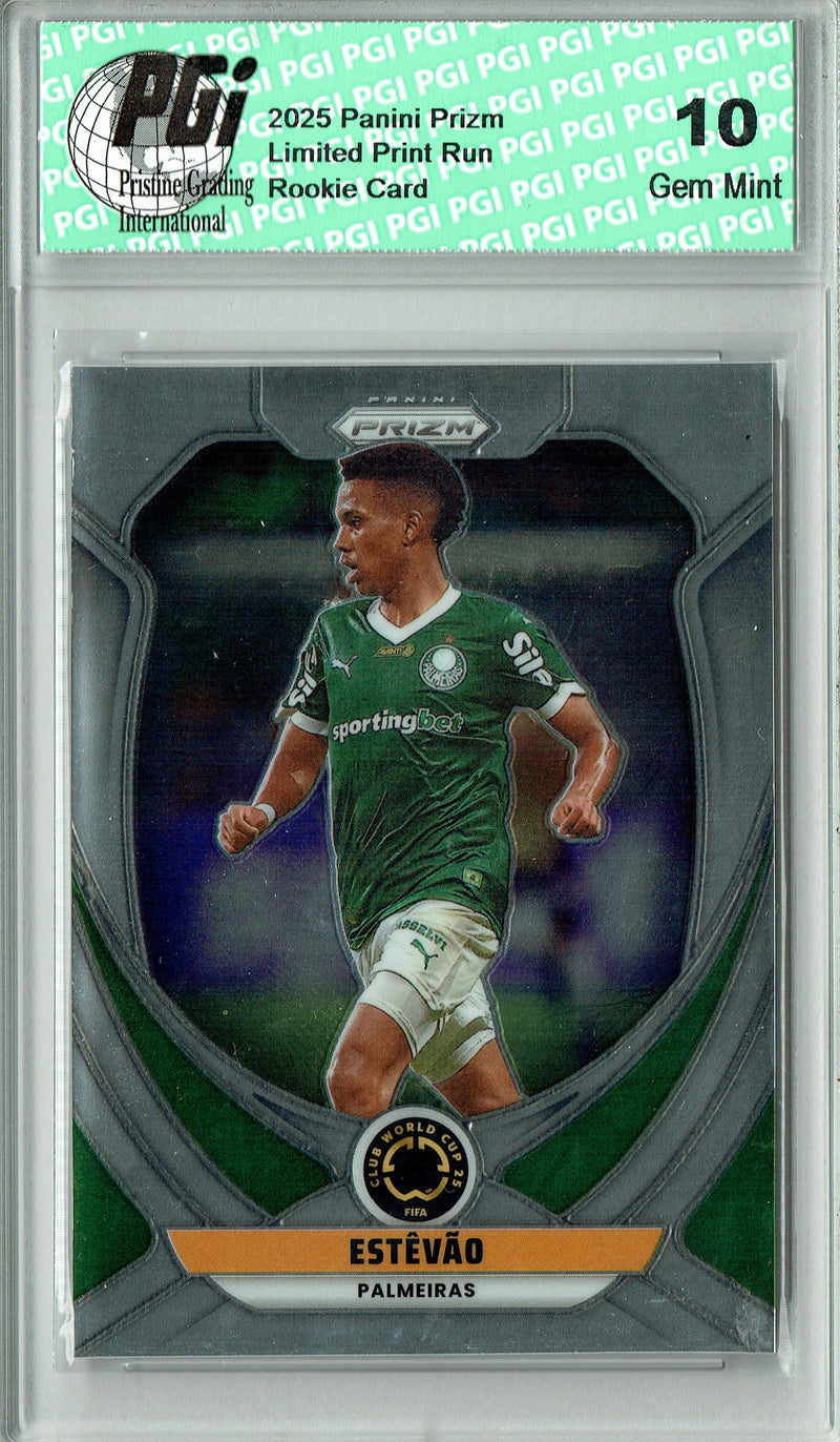 Estevao 2025 Prizm #151 Brazil Rookie Card PGI 10