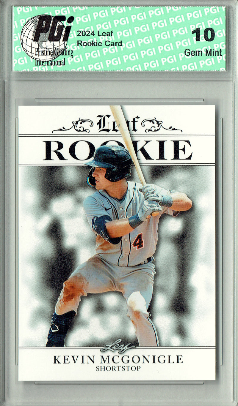 Kevin McGonigle 2024 Leaf #RA-89 Special Edition Rookie Card PGI 10