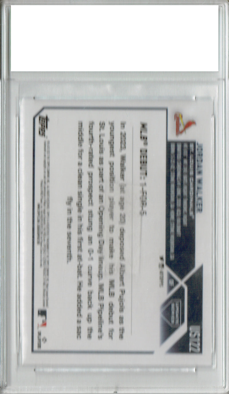 Certified Mint+ Jordan Walker 2023 Topps #US-122 Update Rookie Card St. Louis Cardinals