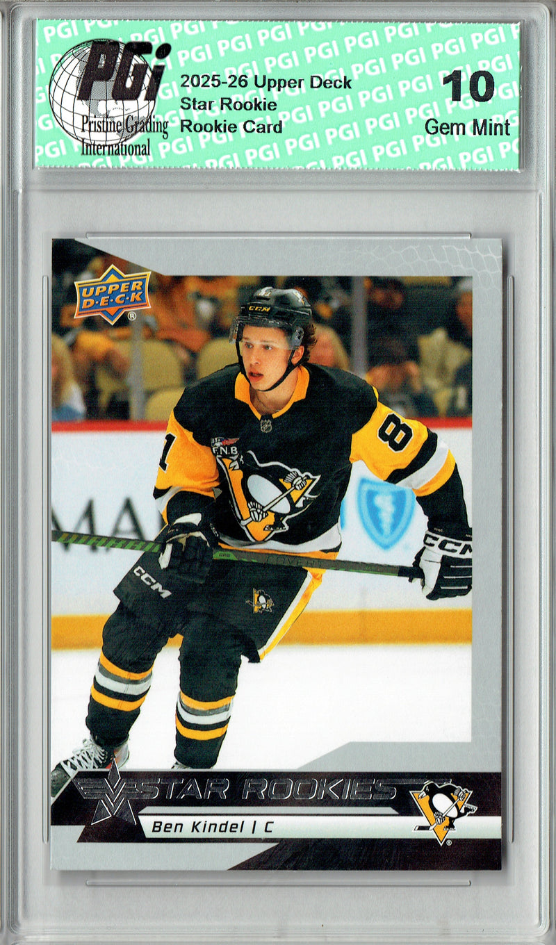 Ben Kindel 2025 U.D. Star Rookies #2 Special Collection Rookie Card PGI 10