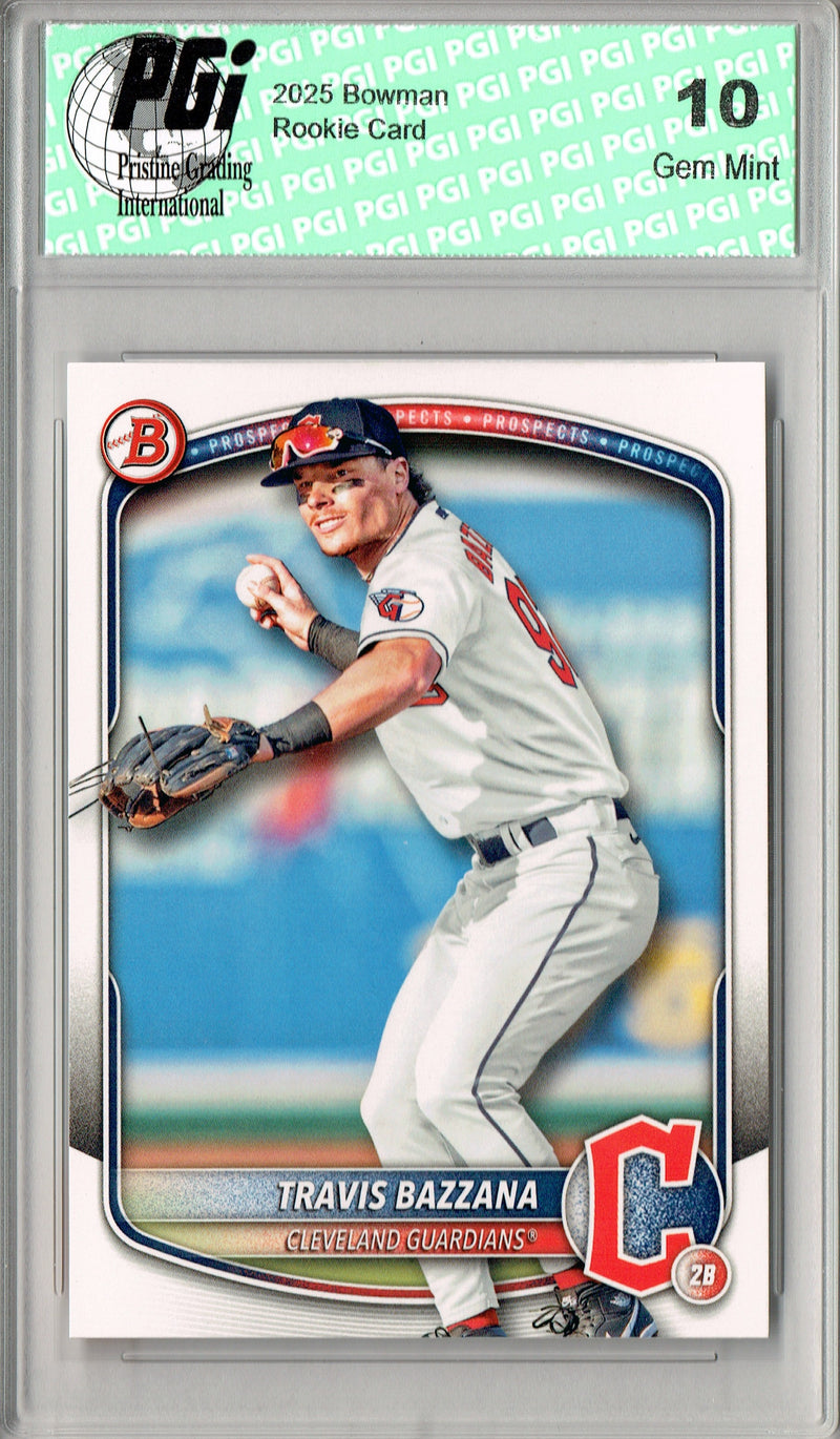 Travis Bazzana 2025 Bowman Prospects #BP-131 Rookie Card PGI 10
