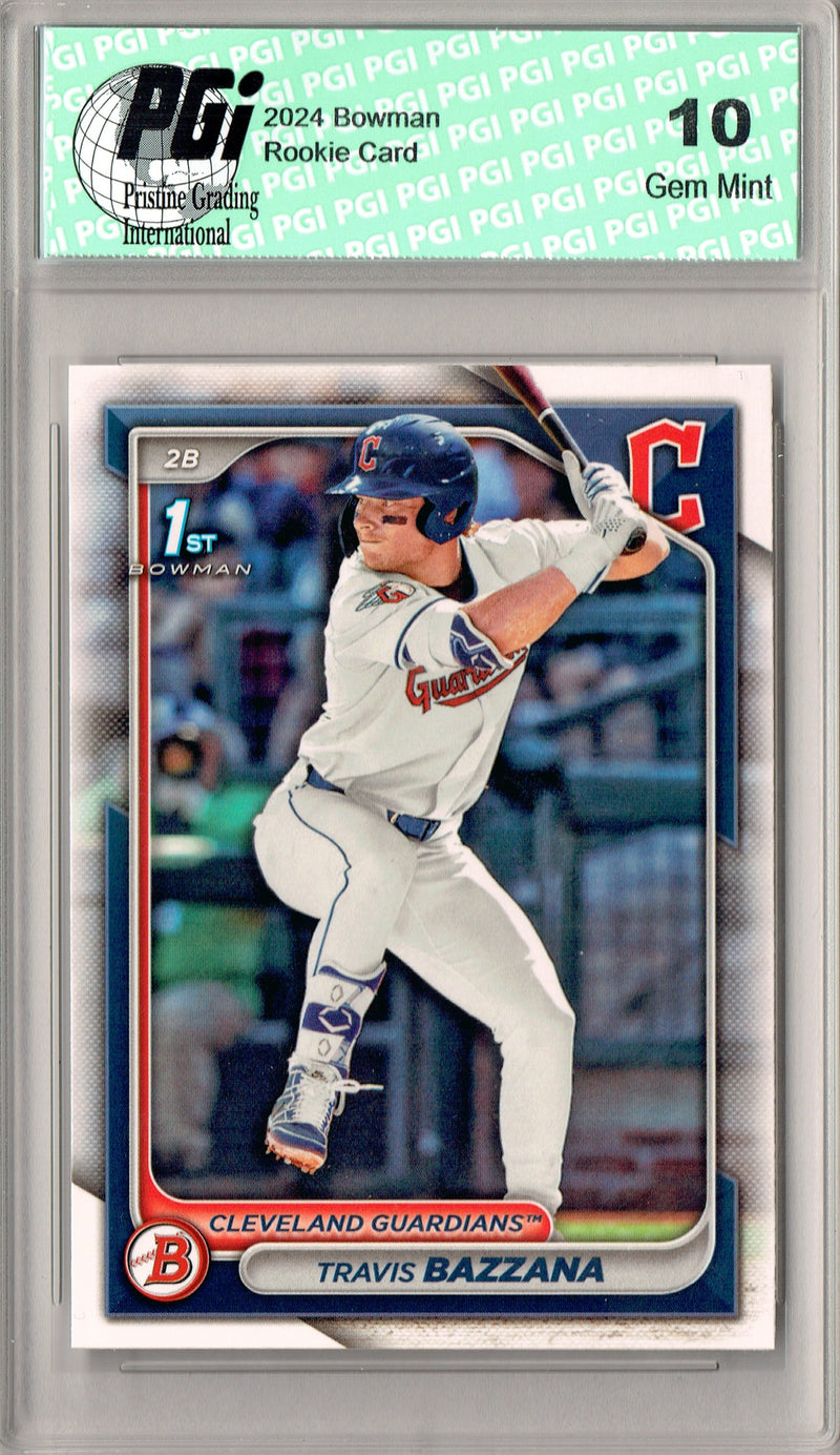 Travis Bazzana 2024 Bowman Draft #BD-1 1st Rookie Card PGI 10