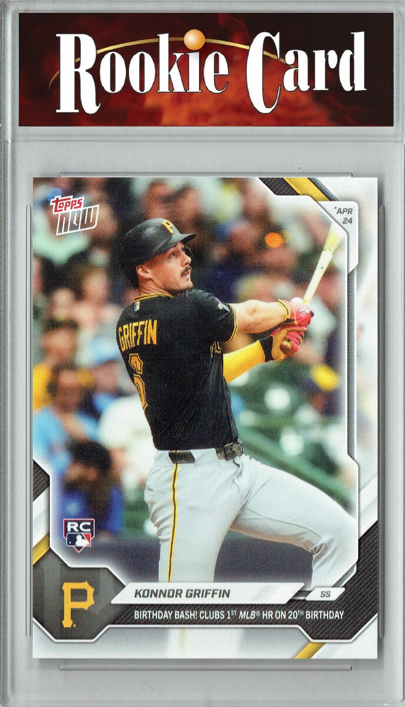 Konnor Griffin Rookie Card Pittsburgh Pirates Baseball Trading Card 2026 Topps Now #115 Certified Mint+