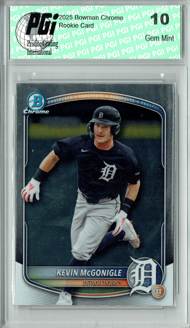 Kevin McGonigle 2025 Bowman Chrome #BDC-59 Rookie Card PGI 10