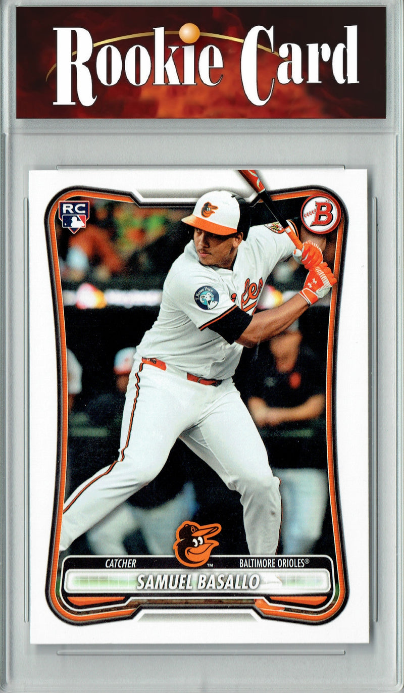 Samuel Basallo Rookie Card 2026 Bowman #93 Baltimore Orioles Certified Mint+