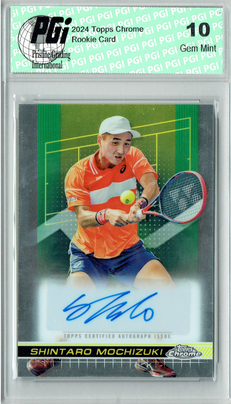 Shintaro Mochizuki 2025 Topps Chrome #TCA-SMI Auto Rare Trading Card PGI 10 Gem Mint
