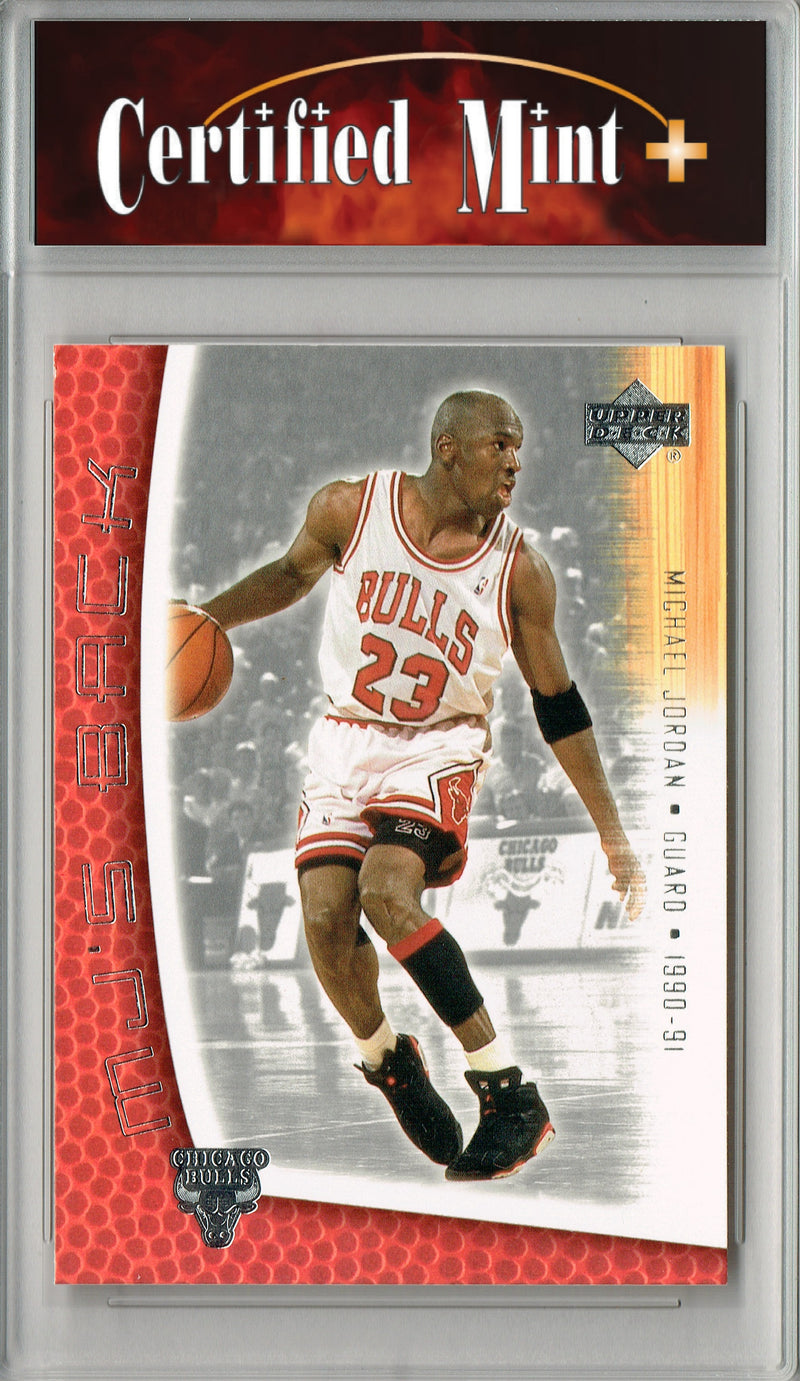Certified Mint+ Michael Jordan 2001 Upper Deck #MJ-47 MJ's Back Rare Trading Card Chicago Bulls