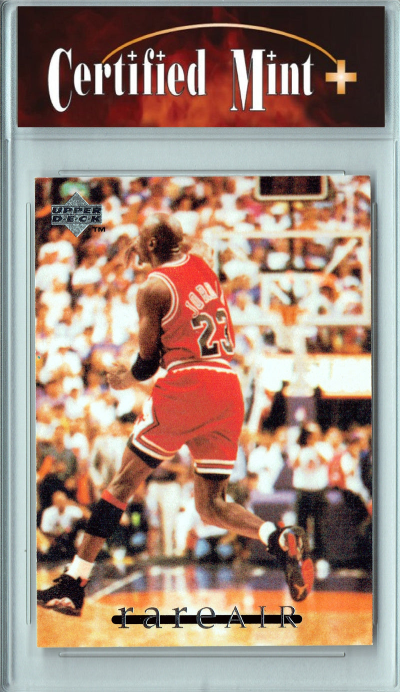 Michael Jordan Rare Trading Card 1994 Upper Deck #45 Rare Air Collection Chicago Bulls Certified Mint+