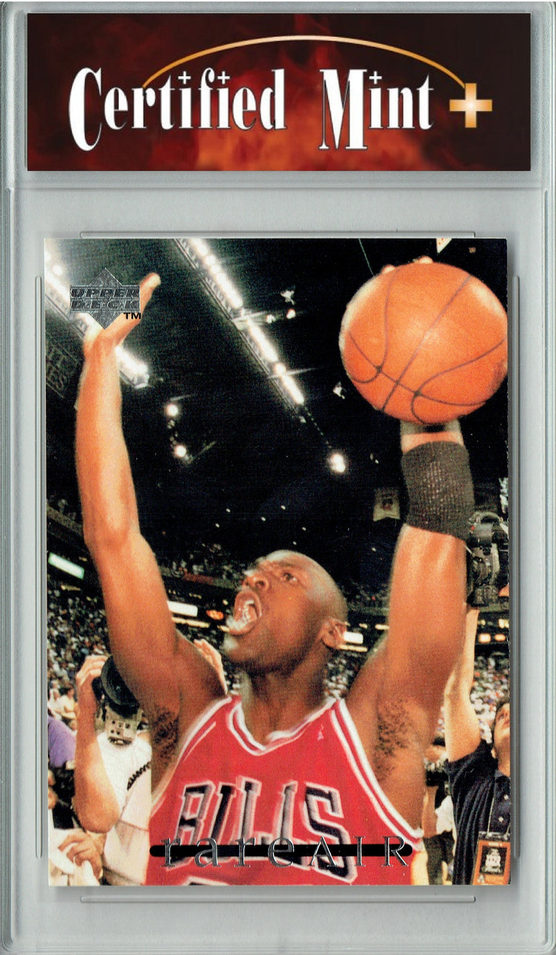 Michael Jordan Rare Trading Card 1994 Upper Deck #46 Rare Air Collection Chicago Bulls Certified Mint+